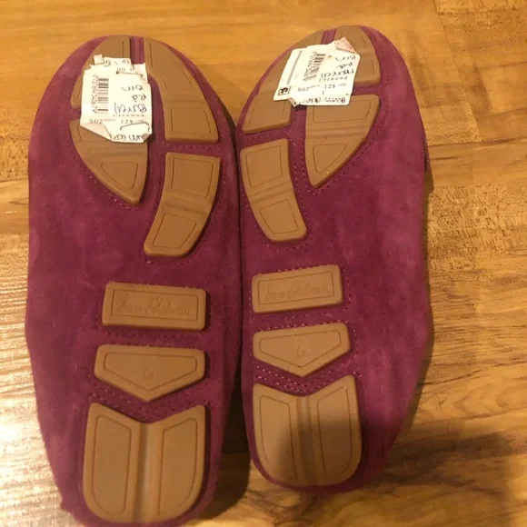 Sam Edelman Women's Plum Suede Loafers Size 6 - Picture 3 of 3